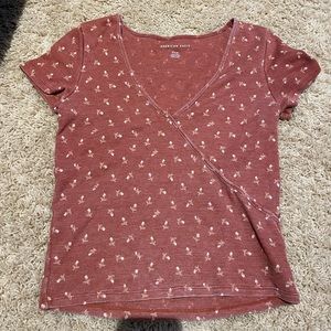American eagle cute printed top